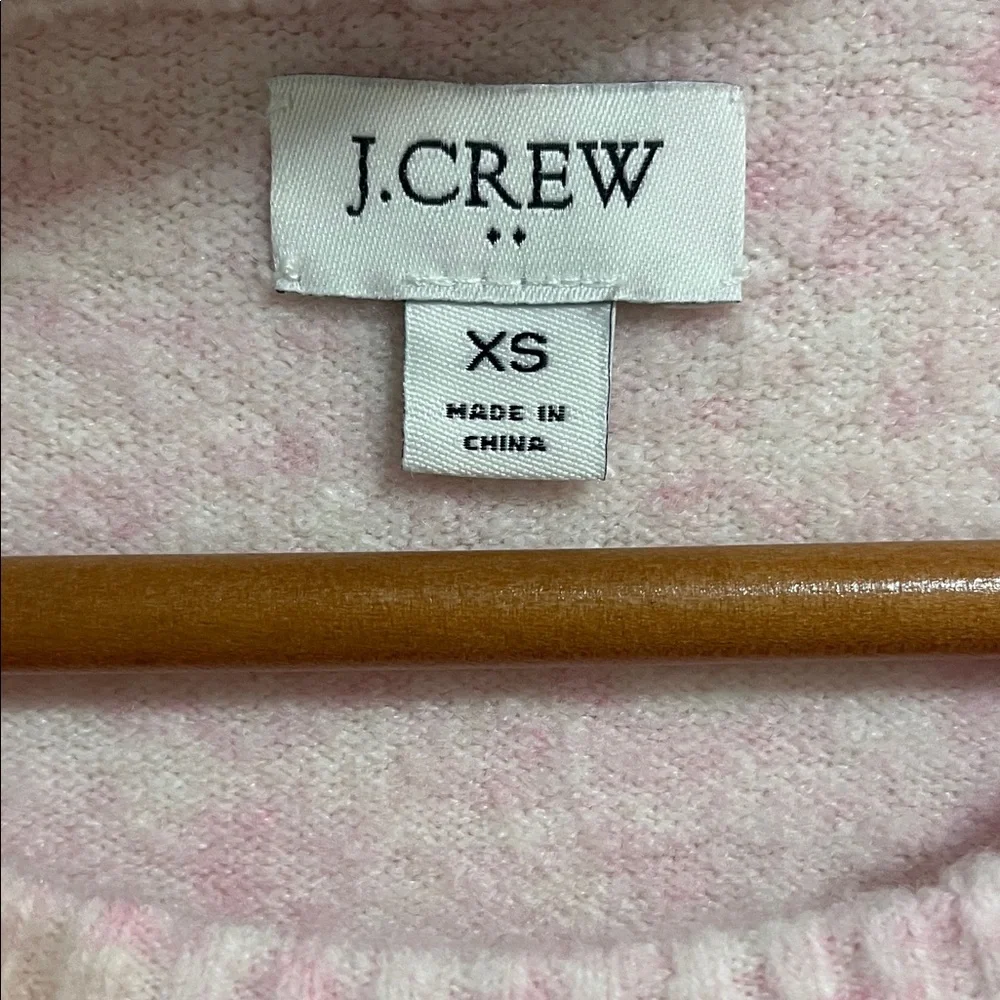 J. Crew Women's Sweater XS Crew Neck Light Pink Bubblegum Cozy Chic Stretchy